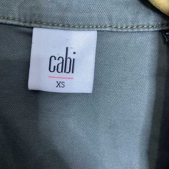 CAbi 5298 Green Utility Jacket XS - Picture 2 of 7